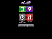 Tablet Screenshot of paljoeysonline.com